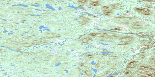 North River Topo Map 013H13 at 1:50,000 scale - National Topographic System of Canada (NTS) - Toporama map