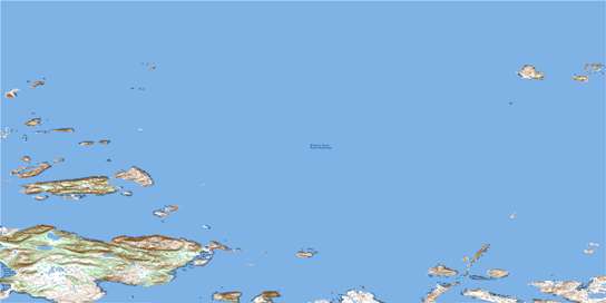 Packs Harbour Topographic map 013H15 at 1:50,000 Scale