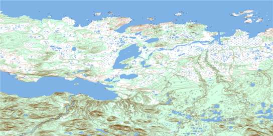 Tinker Harbour Topo Map 013I04 at 1:50,000 scale - National Topographic System of Canada (NTS) - Toporama map