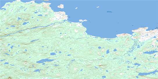 Byron Bay Topo Map 013I12 at 1:50,000 scale - National Topographic System of Canada (NTS) - Toporama map