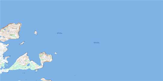 Cape Harrison Topographic map 013I13 at 1:50,000 Scale