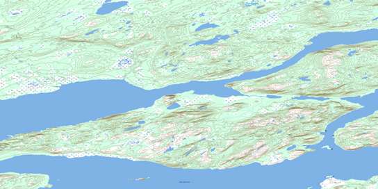 Burnt Head Topo Map 013J02 at 1:50,000 scale - National Topographic System of Canada (NTS) - Toporama map