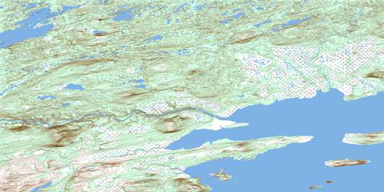 Ticoralak Island Topographic map 013J08 at 1:50,000 Scale