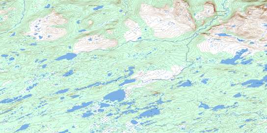 Mount Benedict Topographic map 013J10 at 1:50,000 Scale