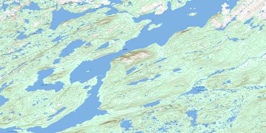 Post Hill Topographic map 013J13 at 1:50,000 Scale
