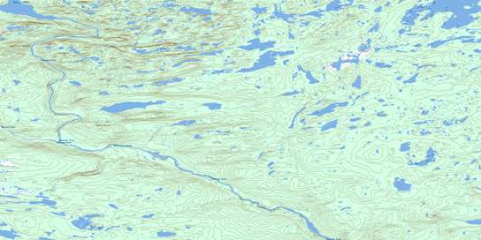 Santa Claus Mountain Topo Map 013K03 at 1:50,000 scale - National Topographic System of Canada (NTS) - Toporama map
