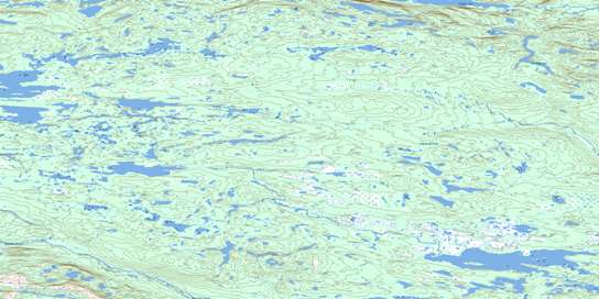 Dorothy Lake Topo Map 013K04 at 1:50,000 scale - National Topographic System of Canada (NTS) - Toporama map