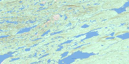 No Title Topographic map 013K07 at 1:50,000 Scale