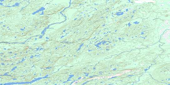 Kaipokok River Topo Map 013K10 at 1:50,000 scale - National Topographic System of Canada (NTS) - Toporama map