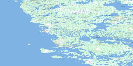 Agnes Lake Topographic map 013L04 at 1:50,000 Scale