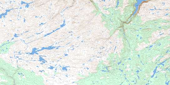 No Title Topo Map 013L16 at 1:50,000 scale - National Topographic System of Canada (NTS) - Toporama map