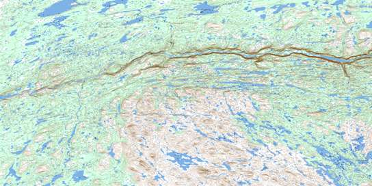 No Title Topo Map 013M07 at 1:50,000 scale - National Topographic System of Canada (NTS) - Toporama map