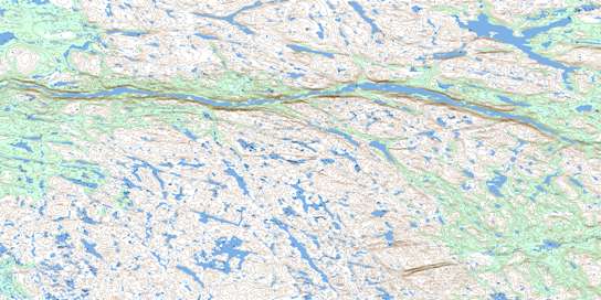 No Title Topographic map 013M08 at 1:50,000 Scale