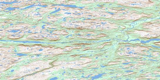 No Title Topographic map 013M16 at 1:50,000 Scale