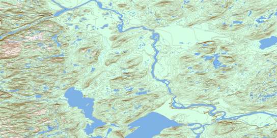 Shapio Lake Topographic map 013N03 at 1:50,000 Scale