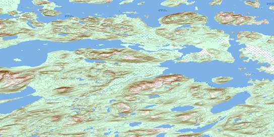 Sango Bay Topographic map 013N14 at 1:50,000 Scale