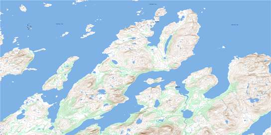 Makkovik Topo Map 013O03 at 1:50,000 scale - National Topographic System of Canada (NTS) - Toporama map