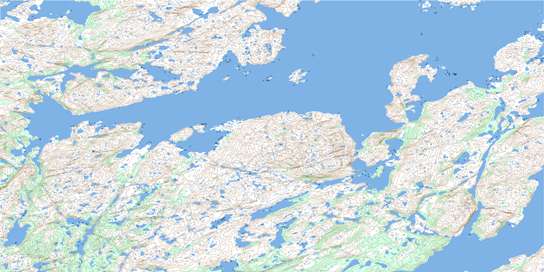 Bay Of Islands Topo Map 013O04 at 1:50,000 scale - National Topographic System of Canada (NTS) - Toporama map