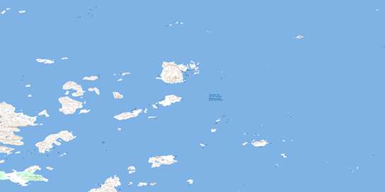 Spracklins Island Topographic map 014C02 at 1:50,000 Scale