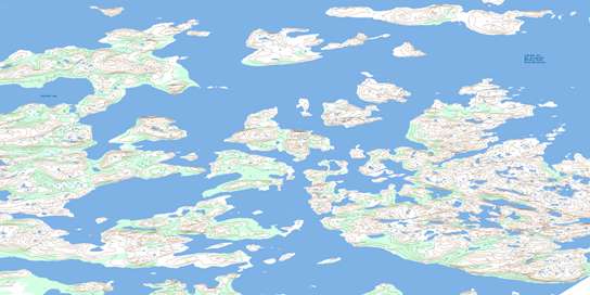 Akpiktok Island Topo Map 014C03 at 1:50,000 scale - National Topographic System of Canada (NTS) - Toporama map