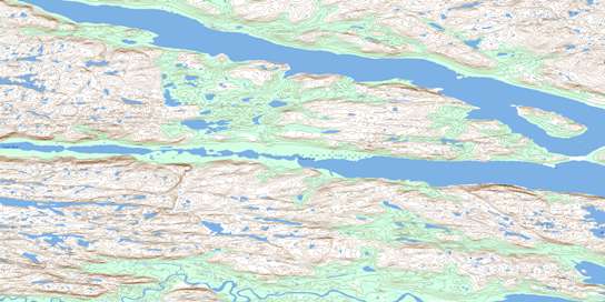 Tikkoatokak Bay Topographic map 014D09 at 1:50,000 Scale