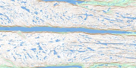 No Title Topo Map 014D10 at 1:50,000 scale - National Topographic System of Canada (NTS) - Toporama map