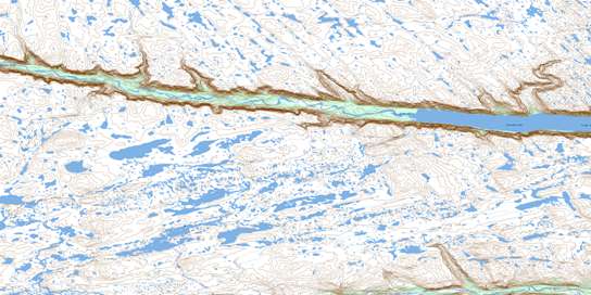 No Title Topographic map 014D11 at 1:50,000 Scale