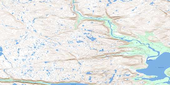 No Title Topo Map 014D15 at 1:50,000 scale - National Topographic System of Canada (NTS) - Toporama map
