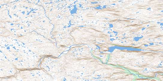 Siamarni Forks Topo Map 014E03 at 1:50,000 scale - National Topographic System of Canada (NTS) - Toporama map