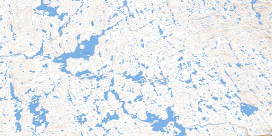 Lac Navieres Topographic map 014E04 at 1:50,000 Scale