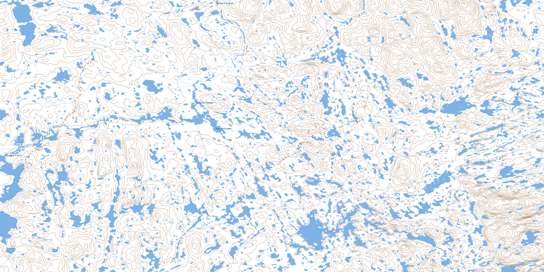 Lac Pilliamet Topographic map 014E05 at 1:50,000 Scale