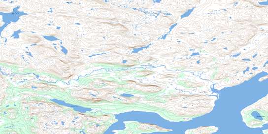 Wheeler Mountain Topographic map 014E09 at 1:50,000 Scale