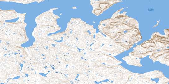 Finger Hill Topo Map 014E16 at 1:50,000 scale - National Topographic System of Canada (NTS) - Toporama map