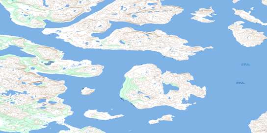 Nutak Topographic map 014F05 at 1:50,000 Scale