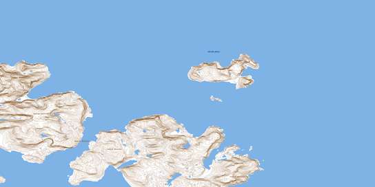 Mugford Harbour Topo Map 014F13 at 1:50,000 scale - National Topographic System of Canada (NTS) - Toporama map
