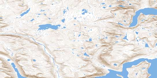 Jens Haven Island Topographic map 014L11 at 1:50,000 Scale