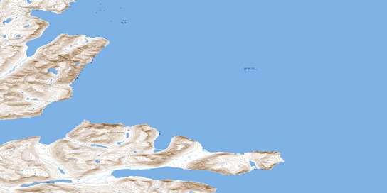 Gulch Cape Topo Map 014M03 at 1:50,000 scale - National Topographic System of Canada (NTS) - Toporama map