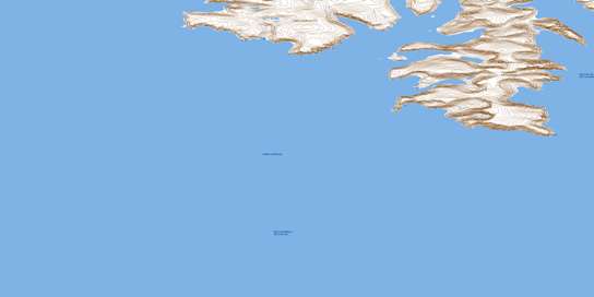 Cape Mercy Topographic map 016D13 at 1:50,000 Scale