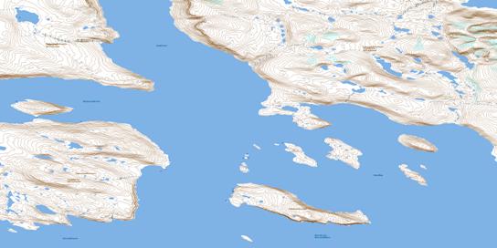 Kekertaluk Island Topo Map 016E11 at 1:50,000 scale - National Topographic System of Canada (NTS) - Toporama map