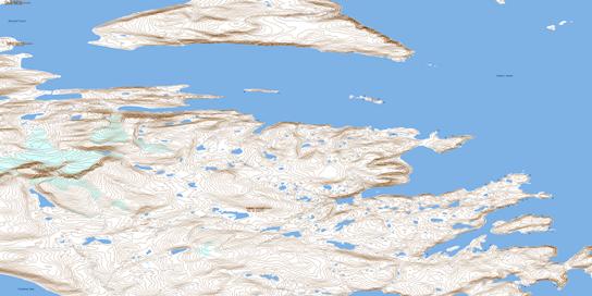 Cape Walsingham Topo Map 016L01 at 1:50,000 scale - National Topographic System of Canada (NTS) - Toporama map