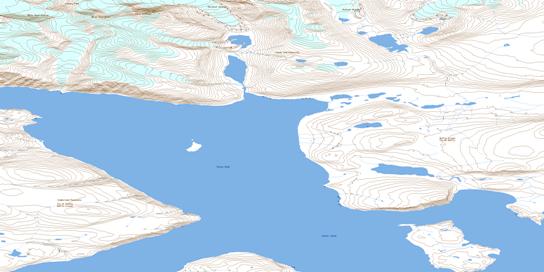 Mount Mischief Topographic map 016L08 at 1:50,000 Scale