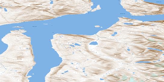 No Title Topographic map 016L14 at 1:50,000 Scale
