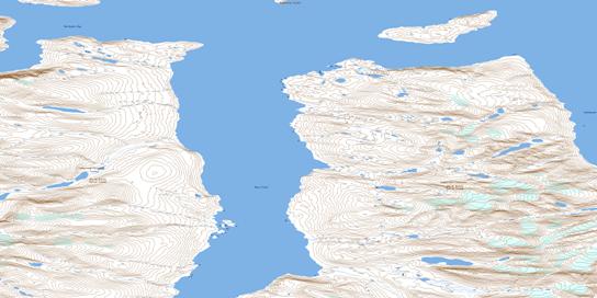 No Title Topographic map 016L15 at 1:50,000 Scale