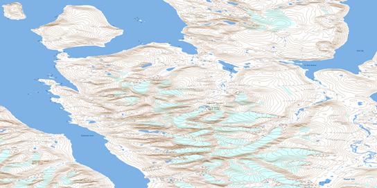 St Roch Harbour Topographic map 016L16 at 1:50,000 Scale