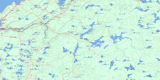 Weymouth Topographic map 021A05 at 1:50,000 Scale