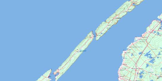 Church Point Topo Map 021B08 at 1:50,000 scale - National Topographic System of Canada (NTS) - Toporama map