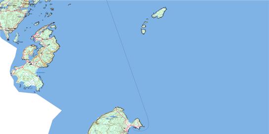 Campobello Island Topo Map 021B15 at 1:50,000 scale - National Topographic System of Canada (NTS) - Toporama map