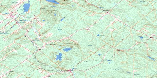 Scotstown Topo Map 021E11 at 1:50,000 scale - National Topographic System of Canada (NTS) - Toporama map