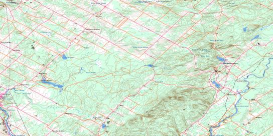 Wotton Topo Map 021E12 at 1:50,000 scale - National Topographic System of Canada (NTS) - Toporama map