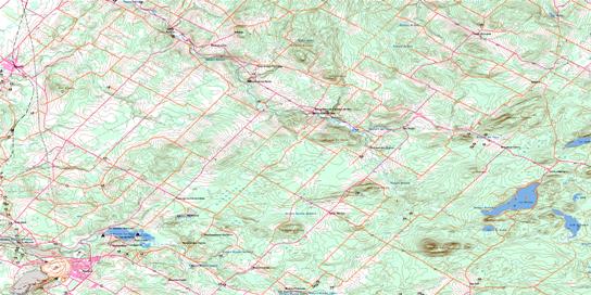 Warwick Topo Map 021E13 at 1:50,000 scale - National Topographic System of Canada (NTS) - Toporama map